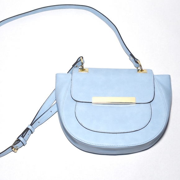 powder blue crossbody bag